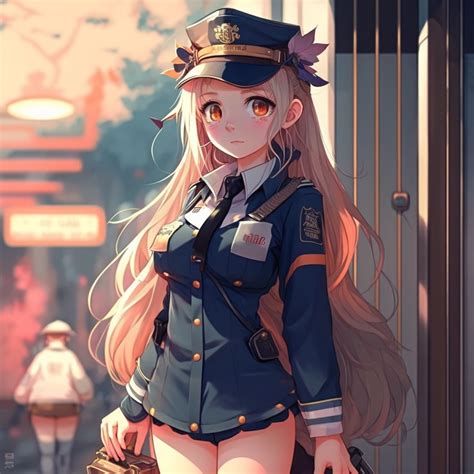 anime police woman|Police Characters .